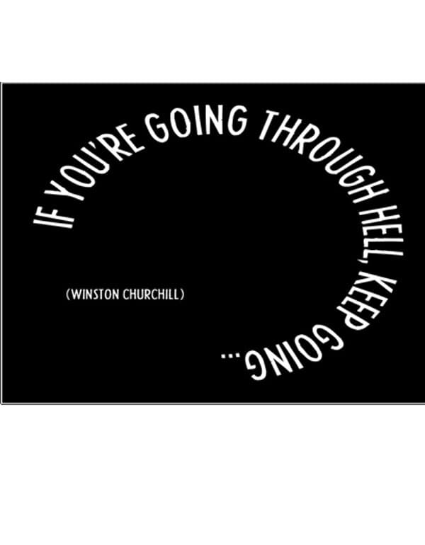 Quotable Magnets - "Keep going"