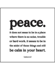Quotable Magnets Peace product image
