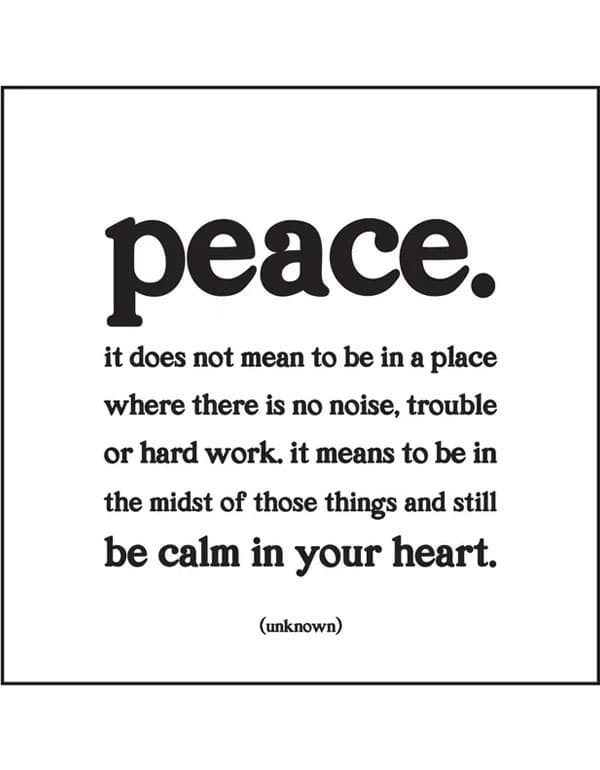 Quotable Magnets Peace