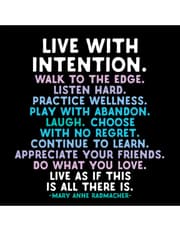 Quotable Magnets Live with intention… product image
