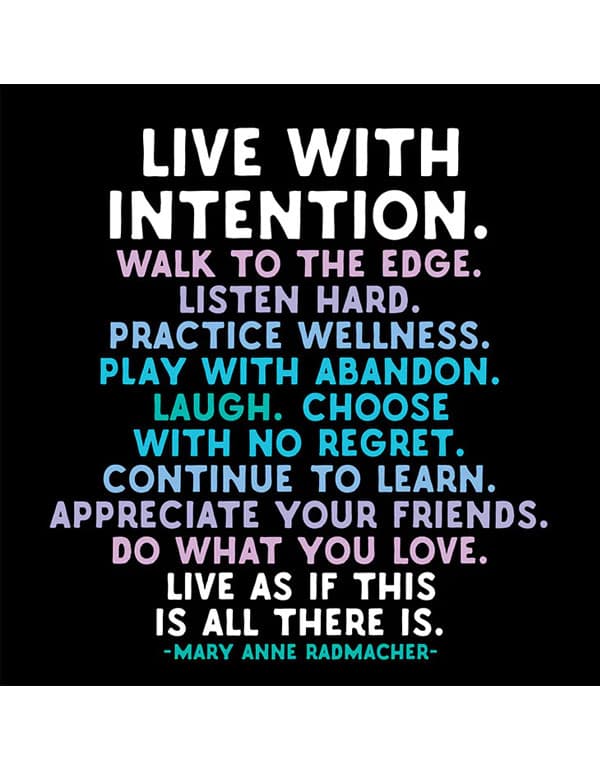 Quotable Magnets Live with intention…