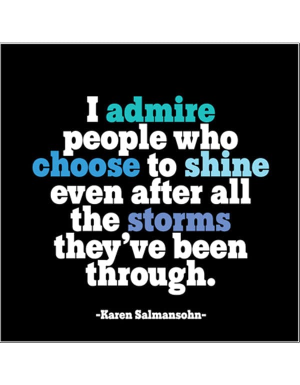 Quotable Magnets - "I admire people"