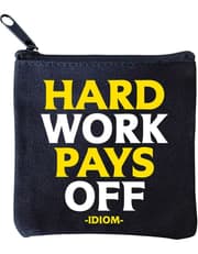 Quotable Mini Pouch Hard work pays off product image