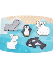 Hape Polar Animal Tacticle Puzzle product image