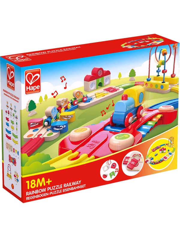 Hape Rainbow Puzzle Railway