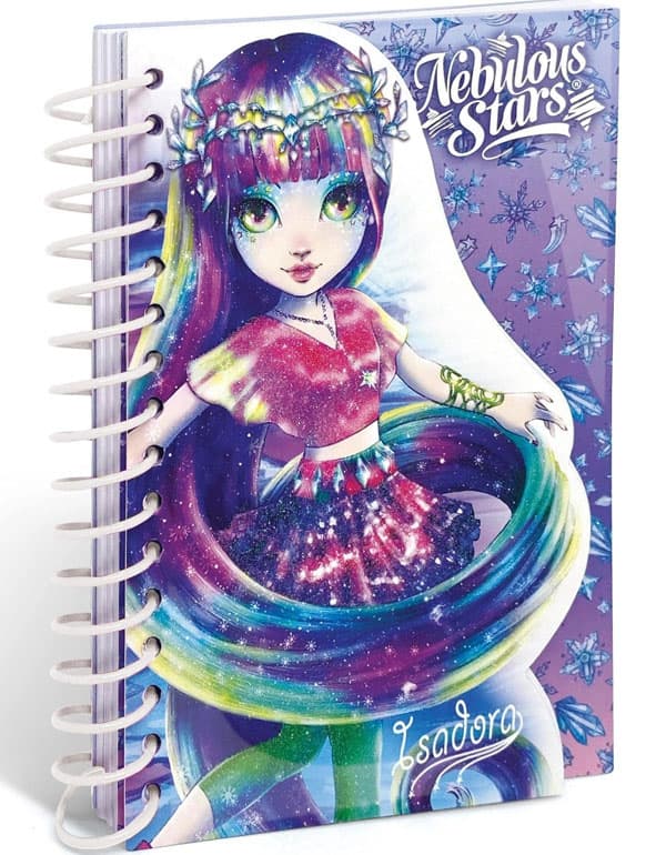 Nebulous Stars Mini Designer Notebook Isadora