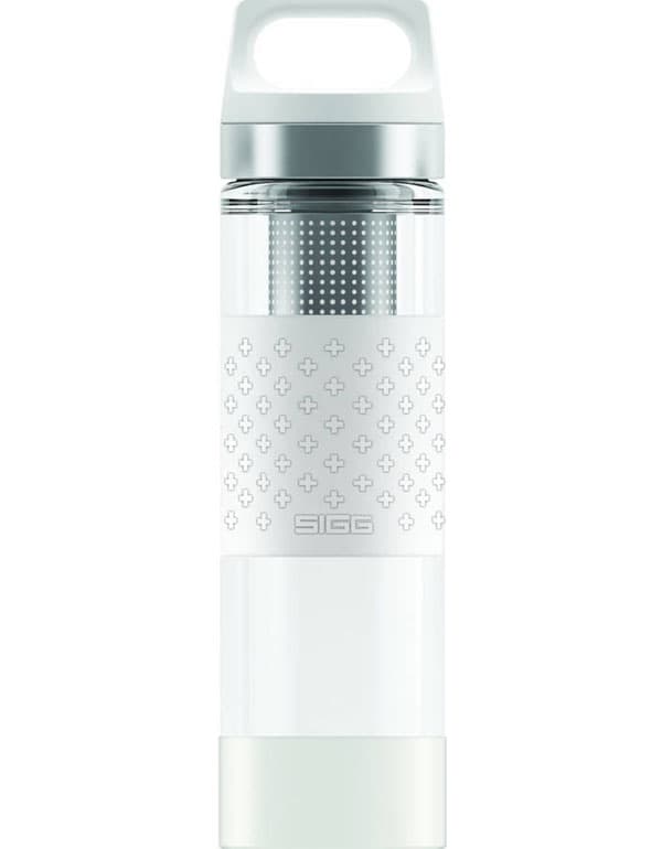 SIGG Thermo Flask Hot & Cold Glass White Bottle 400ml