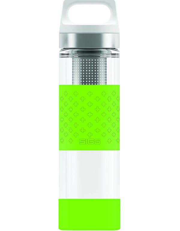 SIGG Thermo Flask Hot & Cold Glass Green Bottle 400ml