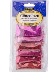 Bazic Red Color Glitter Pack 6/Pack product image