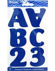 Bazic Alphabet and Numbers Stickers Fluorescent Color product image