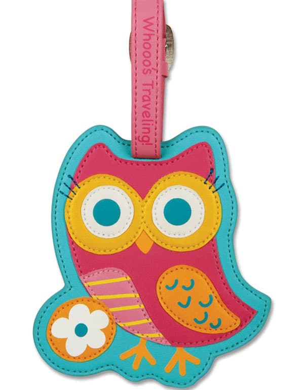 Stephen Joseph Luggage Tag Owl