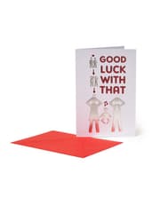 Legami "Good Luck with That" Greeting Card - Unusual Collection product image