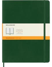 Moleskine Softcover Ruled XL Notebook Green product image