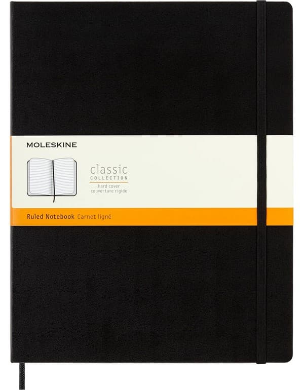 Moleskine Hardcover Ruled XXL Notebook