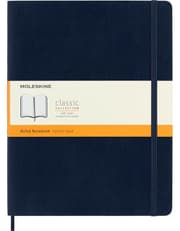 Moleskine Softcover Ruled XL Notebook Blue product image