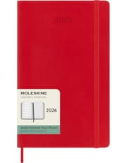 Moleskine Weekly Planner 2026 12 Months Weekly Planner Softcover Large Red product image