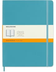 Moleskine Softcover Ruled XL Notebook Reef Blue product image