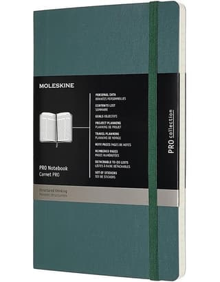 Moleskine Professional Notebook Large Softcover Forest Green