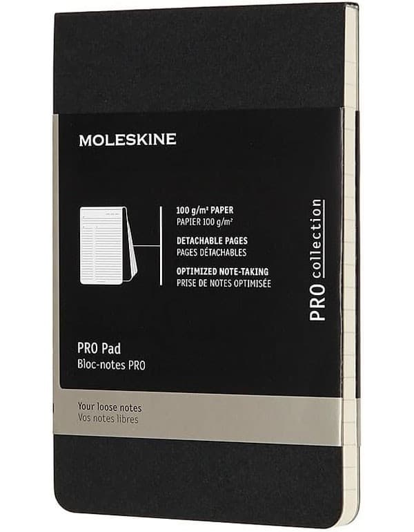 Moleskine PRO Pad Pocket Ruled Black