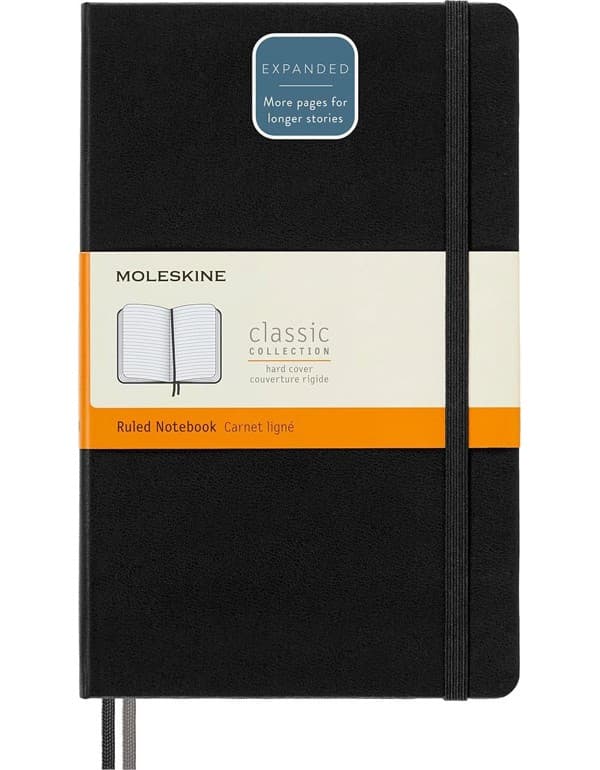 Moleskine Classic Ruled Expanded Notebook