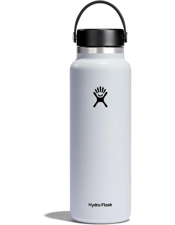 Hydro Flask 40 Oz Wide Flex Cap White