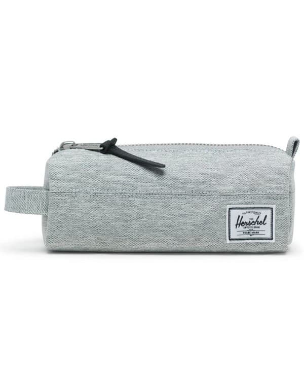 Herschel Pencil Case Light Grey Crosshatch