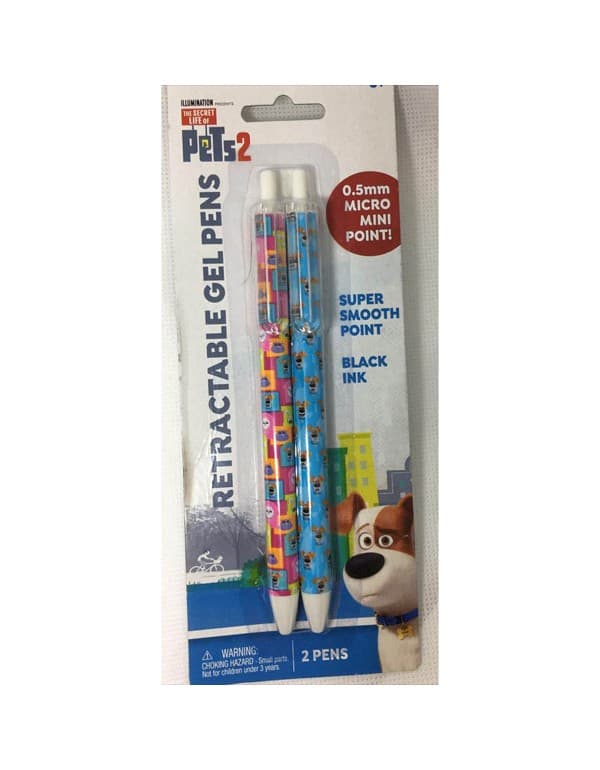 Inkology Secret Life of Pets Gel 2 Pens