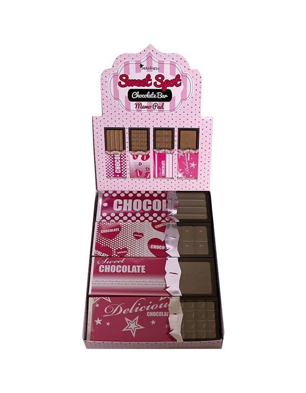 Inkology Sweet Spot Chocolate Bar Memo Note Pads