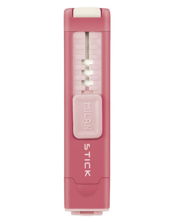 Milan Assorted Colours Stick Eraser and Sharpener