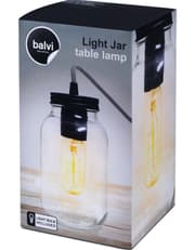 Balvi Table Lamp Glass Jar product image