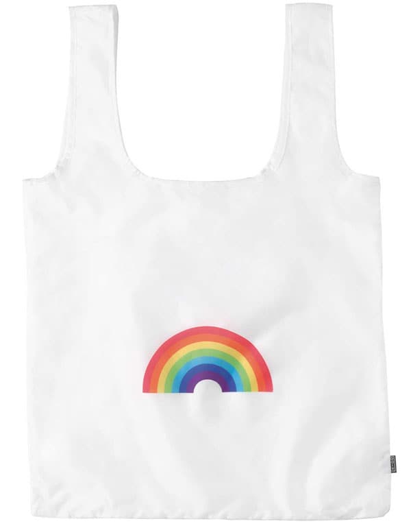 DOIY Go Green Rainbow Shopping Bag