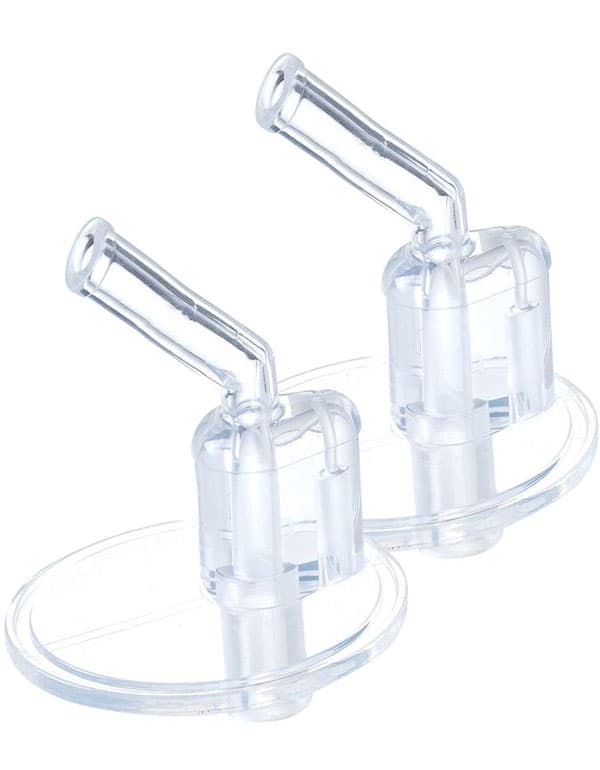 b.box Insulated Drink Bottle Replacement Straw Tops Twin Pack