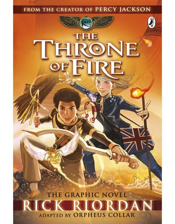 The Throne Of Fire: The Graphic Novel (The Kane Chronicles Book 2)