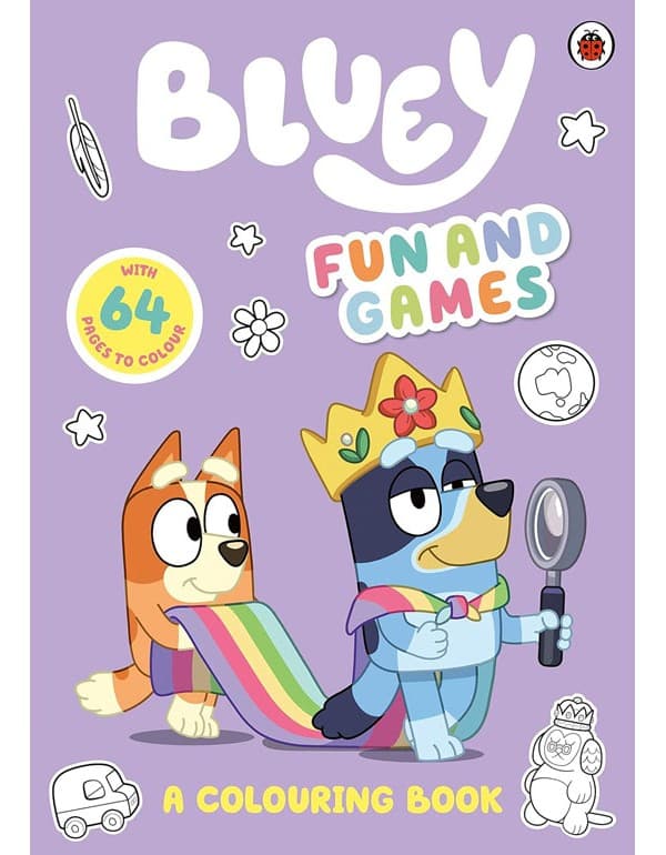 Bluey: Fun And Games: A Colouring Book: Official Colouring Book