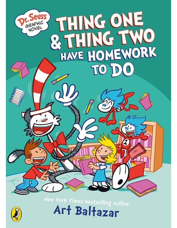 Dr Seuss Graphic Novel: Thing One and Thing Two Have Homework to Do