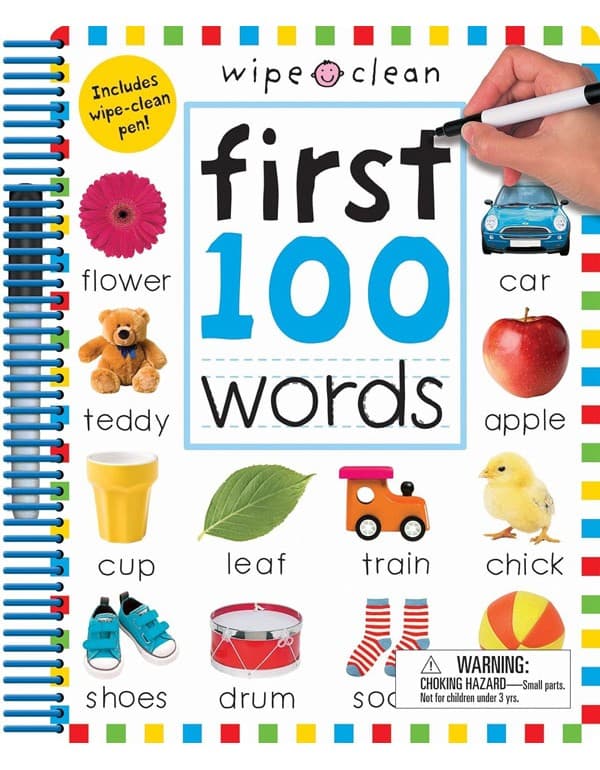 Wipe Clean: First 100 Words - Extended Edition