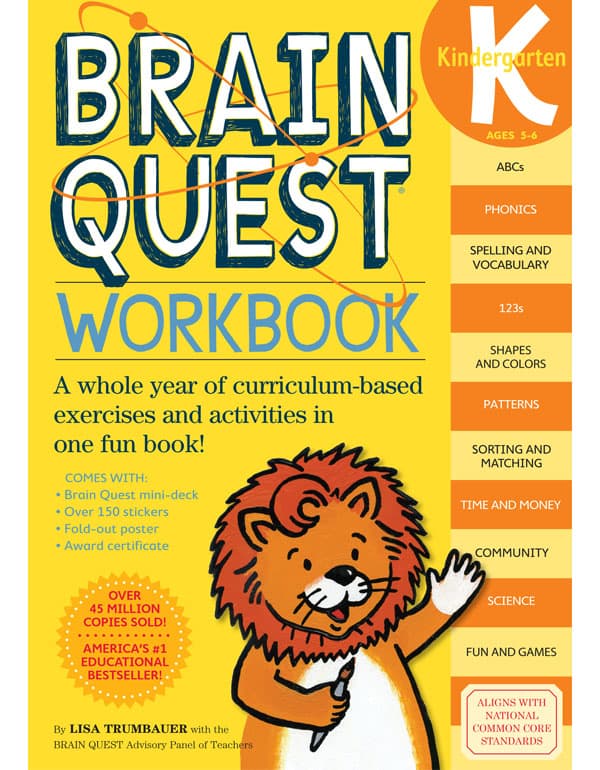 Brain Quest Workbook: Kindergarten