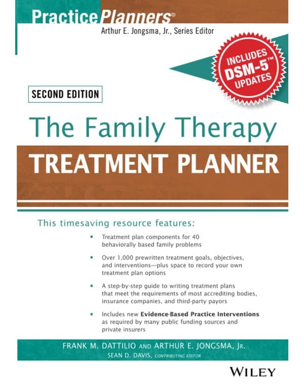 The Family Therapy Treatment Planner, with DSM-5 Updates, 2nd Edition