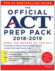 The Official ACT Prep Pack with 6 Full Practice Tests (4 in Official ACT Prep Guide + 2 Online) product image