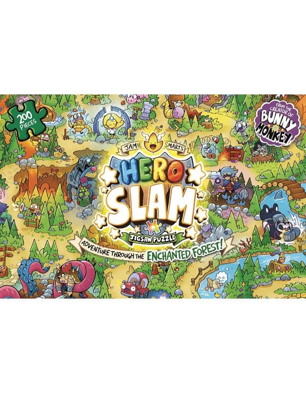 Jamie Smart’s Hero Slam Jigsaw Puzzle: 200 pieces