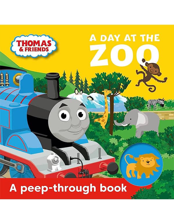 Thomas & Friends: A Day at the Zoo a peep-through book