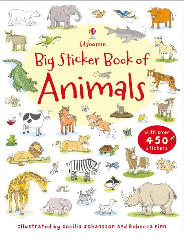 Big Sticker Book Of Animals