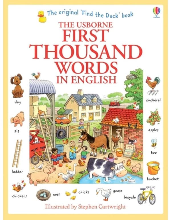 First Thousand Words In English