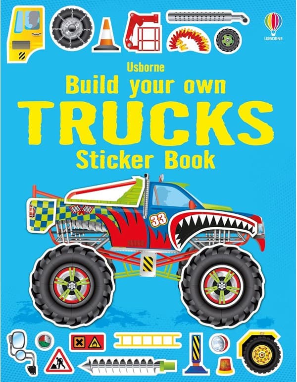 Build Your Own Trucks Sticker Book