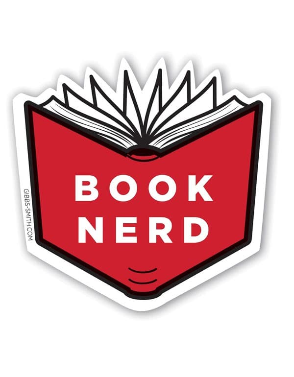 Red Book Nerd Sticker