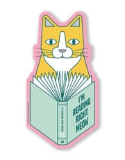 I'm Reading Right Meow Sticker product image