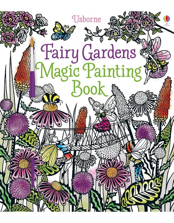 Fairy Gardens Magic Painting Book