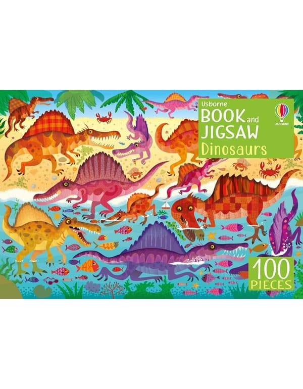 Usborne Book And Jigsaw Dinosaurs