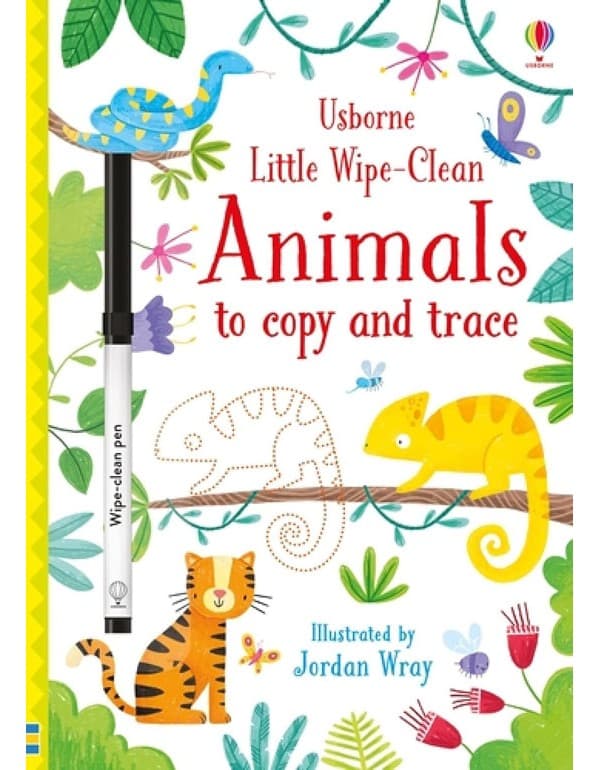 Little Wipe-Clean Animals To Copy And Trace