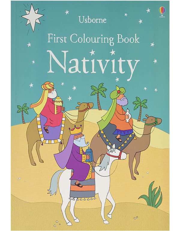 First Colouring Book Nativity